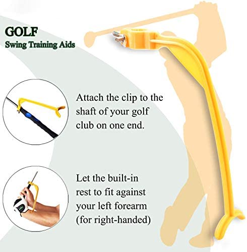 Golf Swing Training Aids, 4 Pack Golf Swing Correcting Tool and Swing Training Aid Arm Band, Unisex Golf Posture Motion Correction Trainer for Beginner and Kid to Forming The Correct Muscle Memory 3 Golf Swing Training Aids, 4 Pack Golf Swing Correcting Tool and Swing Training Aid Arm Band, Unisex Golf Posture Motion Correction Trainer for Beginner and Kid to Forming The Correct Muscle Memory - Image 3