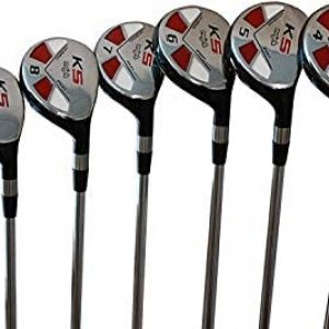Men’s Majek Golf All Hybrid Complete Full Set, which Includes: #3, 4, 5, 6, 7, 8, 9, PW Regular Flex Graphite Shaft. Right Handed New Utility “R” Flex Club