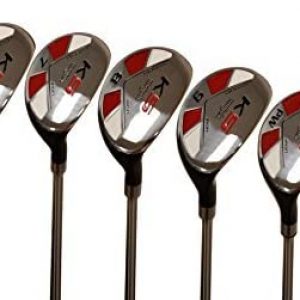 Senior Men’s Majek Golf All Hybrid Complete Full Set, which Includes: #5, 6, 7, 8, 9, PW +SW Senior Flex Right Handed New Utility “A” Flex Club
