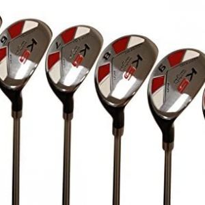 Senior Ladies Golf Clubs All Hybrid Set 55+ Years Womens Right Handed Majek Lady Full True Hybrid Complete Set which Includes: #5, 6, 7, 8, 9, PW Lady Flex New Utility A Lady Flex Club