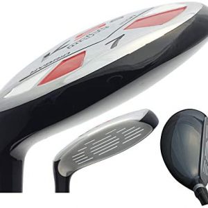 Left Handed Majek Golf Petite Senior Lady (55+ Years) #7 Hybrid New Utility L Lady Flex Club (Petite – 5′ to 5’3″)
