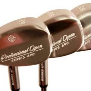 Left Handed Professional Open Series 690 (Tall 5’8″+) Women’s Complete Golf Wedge Set: 52° Gap Wedge (GW), 56° Sand Wedge (SW), 60° Lob Wedge (LW) Ladies Flex Steel Shaft
