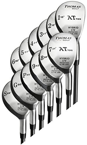 THOMAS GOLF #9 Hybrid Iron (42 Degree) - Senior Flex - Left Handed - Model AT705 - Utility Rescue Club 3 THOMAS GOLF #9 Hybrid Iron (42 Degree) - Senior Flex - Left Handed - Model AT705 - Utility Rescue Club - Image 3