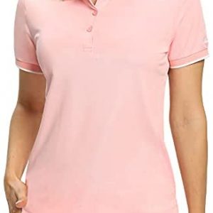 Hiverlay Polo Shirts for Women Golf Shirts Dry Fit UPF 50+ Lightweight Moisture Wicking Collared Tennis Shirts Ladies Tops
