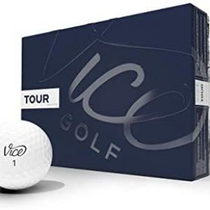 Vice Golf Tour White 2020 | 12 Golf Balls | Features: Excellent Short Game Spin, Straight Trajectory, Soft Feel | Profile: Designed for Casual Golfers