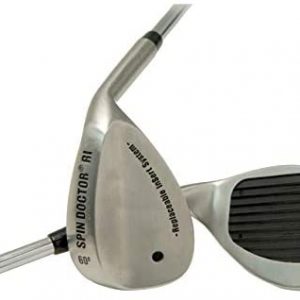 Spin Doctor RI Golf Wedge with The Replaceable Insert System New 52 Degree Pitching Wedge, 56 Degree Sand Wedge, 60 Degree Lob Wedge Available in Steel or Graphite Shaft, Right-Hand and Left Hand