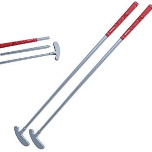 FUNGREEN Golf 2PCS/Pack Two-Way Putter Club for Right or Left Handed Golfers Foldable Alloy Rod Head Kids Adults Golf Putter – 34″ Length