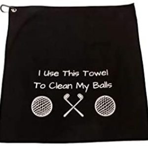 SHANKITGOLF Golf Towel Funny Gag Gift Gift Clean Golf Balls