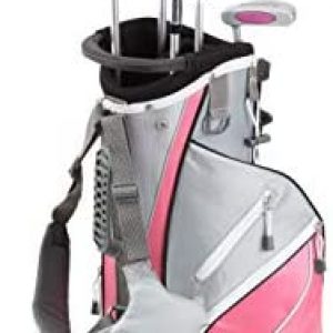 Aspire Junior Plus Complete Golf Club Set for Children, Kids – 5 Age Groups Boys and Girls – Right Hand, Real Girls Junior Golf Bag, Kids Golf Clubs Set