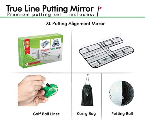 Premium Golf Alignment Putting Mirror | Golf Training Aids - All in One Value Pack Golf Practice Putting Aid to Improve All Aspects of Your Putting Stroke 8 Premium Golf Alignment Putting Mirror | Golf Training Aids - All in One Value Pack Golf Practice Putting Aid to Improve All Aspects of Your Putting Stroke - Image 8