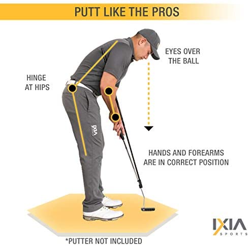 IXIA Sports - True Pendulum Motion (TPM) - Golf Putting Training Aid - Universal Tool for Adults, Kids, Juniors, Men, Women, Gift, Putter, Golf Channel School of Golf, Attaches to Any Putter Shaft 4 IXIA Sports - True Pendulum Motion (TPM) - Golf Putting Training Aid - Universal Tool for Adults, Kids, Juniors, Men, Women, Gift, Putter, Golf Channel School of Golf, Attaches to Any Putter Shaft - Image 4