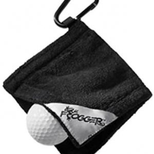 Frogger Golf Amphibian Wet/Dry Golf Ball Towel (4″ x 4″)