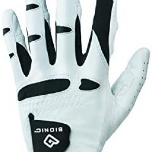 Bionic Gloves –Men’s StableGrip Golf Glove W/ Patented Natural Fit Technology Made from Long Lasting, Durable Genuine Cabretta Leather.