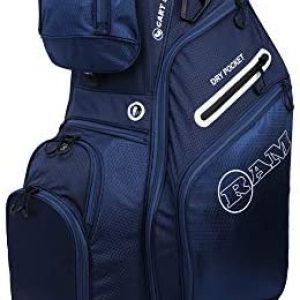 RAM Golf FX Deluxe Golf Cart Bag with 14 Way Dividers Navy