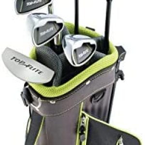 Top Flite 2019 Kids’ 9-Piece Complete Set – (Height 53” and Above)-Grey/Volt-Right Hand
