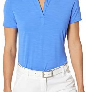 Callaway Women’s Short Sleeve Tonal Stripe Polo Shirt
