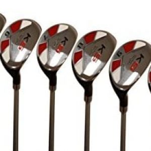 Senior Men’s Majek Golf All Hybrid Complete Full Set, which Includes: #4, 5, 6, 7, 8, 9, PW +SW Senior Flex Right Handed New Utility “A” Flex Club