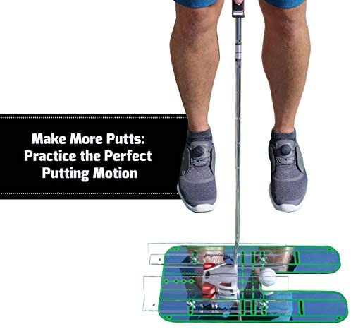 SharperGolf Premium Guide Rails Putting Mirror Large 9.25" x 17.5" Putt Swing Alignment Trainer, Portable Training Aid, Practice Equipment, Eye Path and Starting Line Trainer 4 SharperGolf Premium Guide Rails Putting Mirror Large 9.25" x 17.5" Putt Swing Alignment Trainer, Portable Training Aid, Practice Equipment, Eye Path and Starting Line Trainer - Image 4