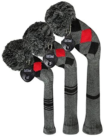 Scott Edward Golf Club Head Covers Set of 3 Fits Well Driver(460cc) Fairway Wood and Hybrid(UT) The Perfect Change for Golf Bag 2 Scott Edward Golf Club Head Covers Set of 3 Fits Well Driver(460cc) Fairway Wood and Hybrid(UT) The Perfect Change for Golf Bag - Image 2