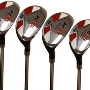 Senior Men’s Majek Golf All Hybrid Partial Set, which Includes: #7, 8, 9, PW Senior Flex Right Handed New Utility “A” Flex Club