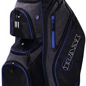 Ram Golf Tour Cart Bag with 14 Way Dividers Top