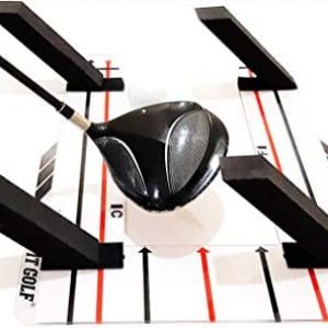 Slot It Golf Driver, Woods & Irons Swing Trainer (Patented Driver Design). Groove a Better Swing Path. Use Black Poles for Driver & Red Poles for Irons. Slot It Golf Swing Training Aid