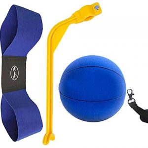 Amy Sport Golf Swing Training Aid Arm Band Trainer Value 2 Pack, Professional Motion Posture Correction Belt for Golf Beginner Practice