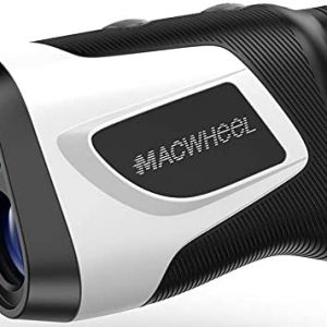 Macwheel Golf Rangefinder V1000, USB Rechargeable, 1000 Yards Laser Range Finder with Slope, Flag-Lock Tech with Vibration, Distance/Speed/Angle Measurement Rangefinder