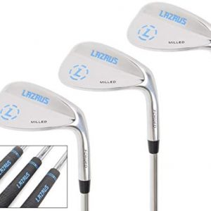 LAZRUS Premium Forged Golf Wedge Set for Men – 52 56 60 Degree Golf Wedges + Milled Face for More Spin – Great Golf Gift