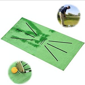 LZJZ Golf Training Mat,Swing Detection Batting Mini Golf Practice Training Aid Game for Home Office Outdoor Use