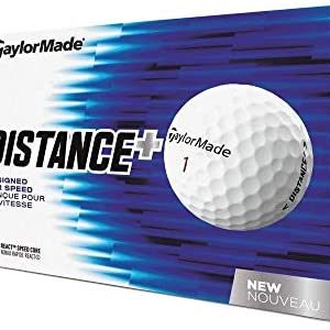 TaylorMade Distance Plus Golf Balls (One Dozen)