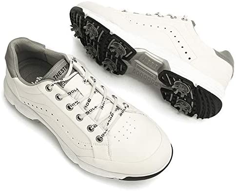 ZAKEY Professional Golf Shoes Spikes for Men White Black Waterproof Golf Sneakers Outdoor Anti Slip Walking Footwear for Male 5 ZAKEY Professional Golf Shoes Spikes for Men White Black Waterproof Golf Sneakers Outdoor Anti Slip Walking Footwear for Male - Image 5