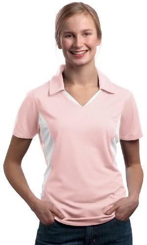 SPORT-TEK Women's Side Blocked Micropique Sport Wick Polo 2 SPORT-TEK Women's Side Blocked Micropique Sport Wick Polo - Image 2