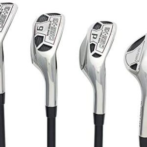 Men’s Powerbilt Golf EX-550 Hybrid Iron Set, which Includes: #8, 9, PW +SW Senior Flex Right Handed Utility “A” Flex Club