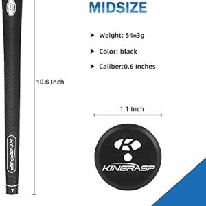 wujiang Golf Grips Standard/Midsize 13 Grips Kit Anti-Slip 4 Colors Optional