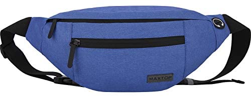 MAXTOP Large Crossbody Fanny Pack with 4-Zipper Pockets,Gifts for Enjoy Sports Festival Workout Traveling Running Casual Hands-Free Wallets Waist Pack Phone Bag Carrying All Phones 2 MAXTOP Large Crossbody Fanny Pack with 4-Zipper Pockets,Gifts for Enjoy Sports Festival Workout Traveling Running Casual Hands-Free Wallets Waist Pack Phone Bag Carrying All Phones - Image 2