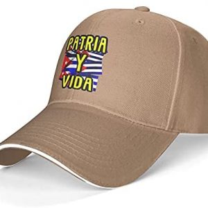 Patria Y Vida Viva Cuba Libre Baseball Golf Trucker Cap Adjustable Sandwich Hat