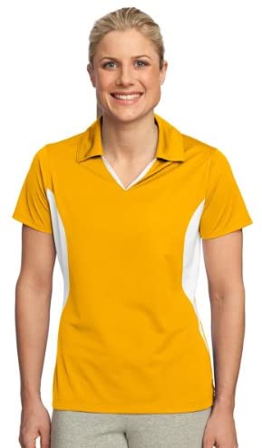 SPORT-TEK Women's Side Blocked Micropique Sport Wick Polo 3 SPORT-TEK Women's Side Blocked Micropique Sport Wick Polo - Image 3