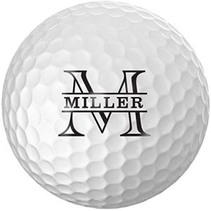 Personalized Name & Initial Golf Balls – Customize The Name and Initial (12 Balls)