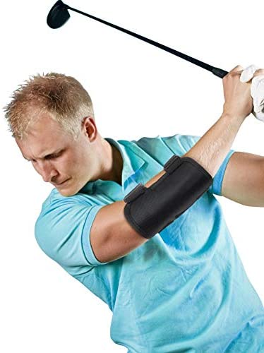 Golf Swing Training Aid, Straight Arm Golf Swing Elbow Trainer with TIK-Tok Sound Notifications for Golf Beginner to Correct Elbow Posture 2 Golf Swing Training Aid, Straight Arm Golf Swing Elbow Trainer with TIK-Tok Sound Notifications for Golf Beginner to Correct Elbow Posture - Image 2