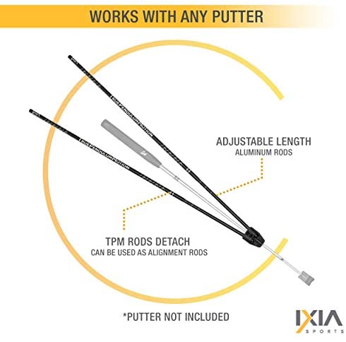 IXIA Sports - True Pendulum Motion (TPM) - Golf Putting Training Aid - Universal Tool for Adults, Kids, Juniors, Men, Women, Gift, Putter, Golf Channel School of Golf, Attaches to Any Putter Shaft 5 IXIA Sports - True Pendulum Motion (TPM) - Golf Putting Training Aid - Universal Tool for Adults, Kids, Juniors, Men, Women, Gift, Putter, Golf Channel School of Golf, Attaches to Any Putter Shaft - Image 5