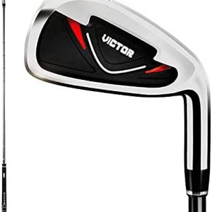 Golf Irons I7 Mashie Niblick Golf Clubs for Men Women Sand Wedge Stainless Steel Golf Training Driving Iron Pitching Wedge Golf Putter (Steel Shaft)