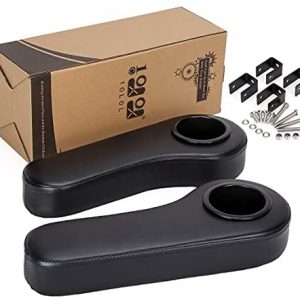10L0L Golf Cart Armrest with Cup Holder, Drink Holder for Club Car EZGO Yamaha