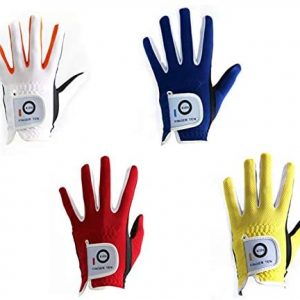 Golf Gloves Junior Kids Youth Toddler Boys Girls Left Hand Right Hand Dura Feel White Blue Red Yellow Golf Glove Extra Value 2 Pack Age 4-11 Years Old