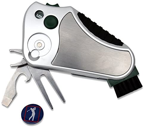 Golfer's Best Tool Golf Multitool All-IN-ONE - Stroke Counter, Divot Repair Tool, Brush, Ball Marker, Cleat Tightener, Club Groove Cleaner, Best Golf Gift Idea For Men Women, Souvenir, Present 5 Golfer's Best Tool Golf Multitool All-IN-ONE - Stroke Counter, Divot Repair Tool, Brush, Ball Marker, Cleat Tightener, Club Groove Cleaner, Best Golf Gift Idea For Men Women, Souvenir, Present - Image 5