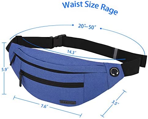 MAXTOP Large Crossbody Fanny Pack with 4-Zipper Pockets,Gifts for Enjoy Sports Festival Workout Traveling Running Casual Hands-Free Wallets Waist Pack Phone Bag Carrying All Phones 7 MAXTOP Large Crossbody Fanny Pack with 4-Zipper Pockets,Gifts for Enjoy Sports Festival Workout Traveling Running Casual Hands-Free Wallets Waist Pack Phone Bag Carrying All Phones - Image 7