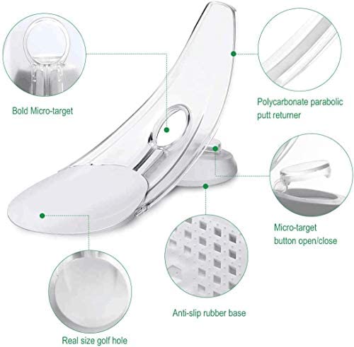 Pressure Putt Trainer,Foldable Golf Putting Training Aid Tool for Indoor and Outdoor Golf Putting Practice 6 Pressure Putt Trainer,Foldable Golf Putting Training Aid Tool for Indoor and Outdoor Golf Putting Practice - Image 6