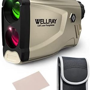 Wellray Golf Range Finders for Golfing &Hunting with Slope Compensation,Flag Acquisition with Pulse Vibration Technology and Fast Focus System