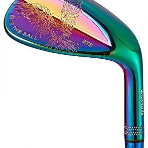 Golf Sand Wedge Club Men Right Hand lob Chipping – Suitable for Tournament Play,Quickly Cuts Strokes from Your Short Game Colorful