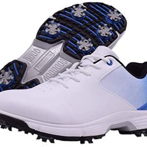 Thestron Men Golf Shoes Professional Waterproof Spikes Golf Sport Sneakers